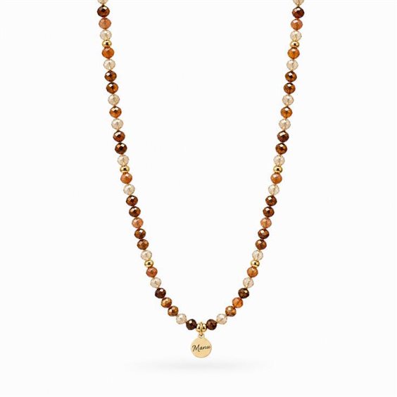 Collana Manu Bracelets and More Donna Lumina in Acciaio Cristallo KR12G-AM - KR12G-AM